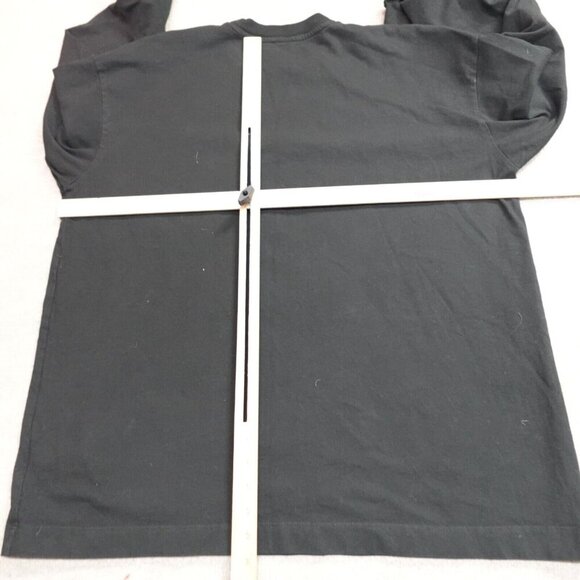 John Elliot Shirt XL Black Long Sleeve Solid Made in USA - Picture 5 of 7